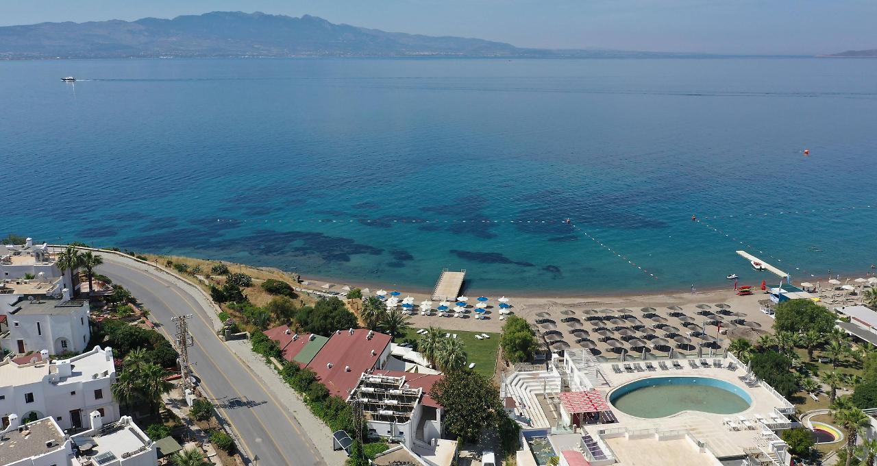 Eles Otel Akyarlar Exterior foto
